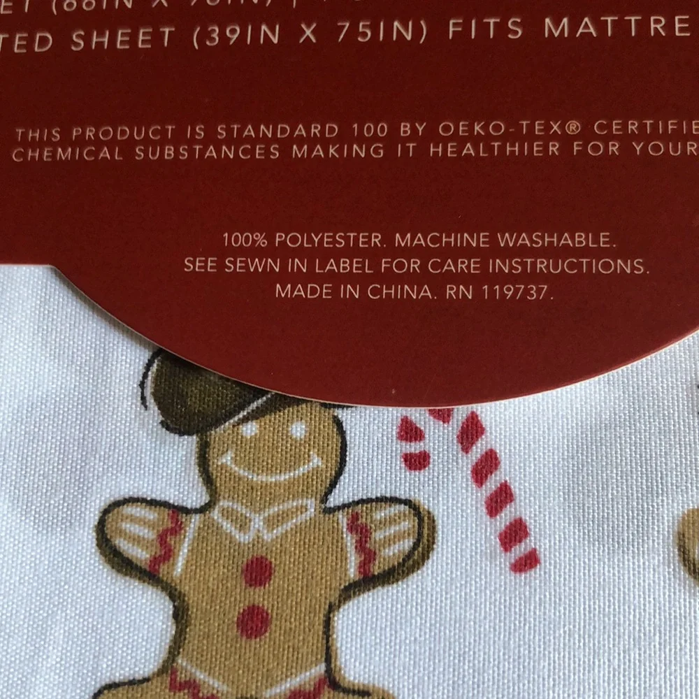 Cowboy Gingerbread Sheet Set - TWIN
